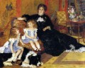 Madame Charpentier y sus hijos Pierre Auguste Renoir